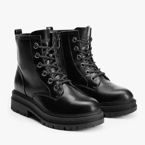 Dream Pairs Black Combat Boots for Women